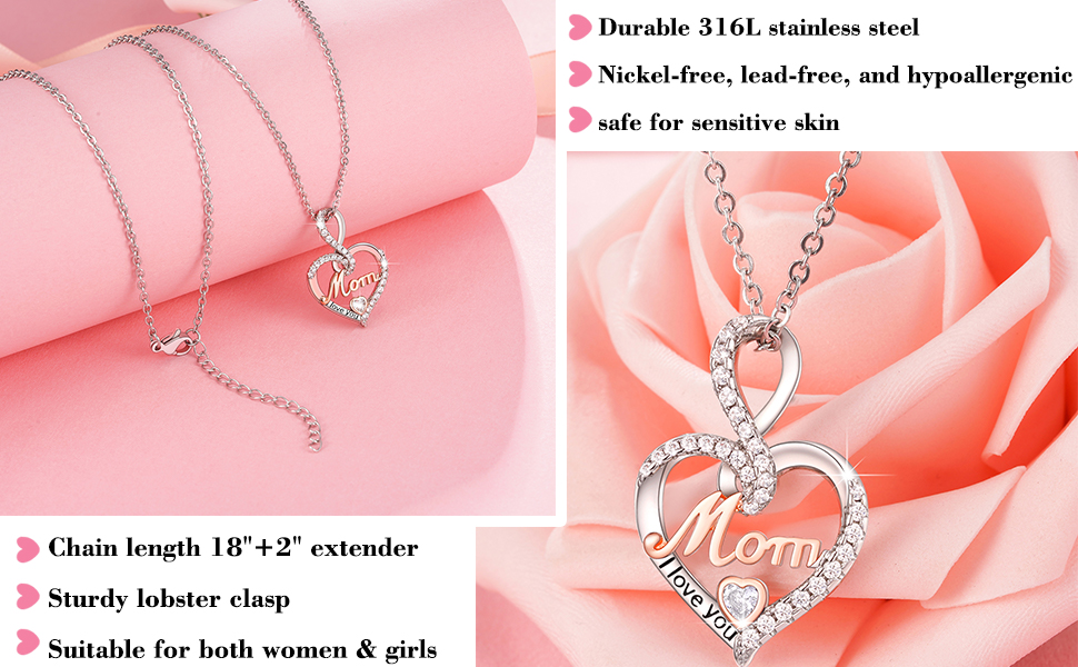 mom gifts, mother''s Day gifts necklace for mom