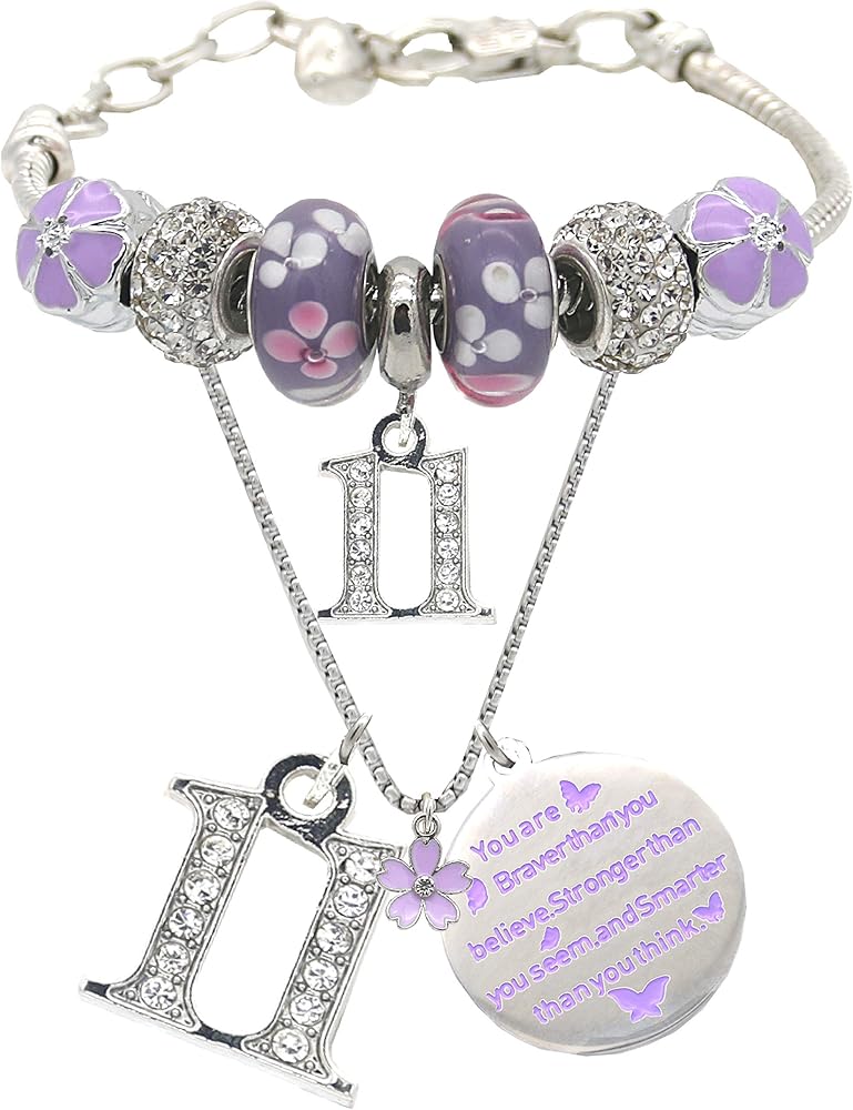 VeryMerryMakering 11th Birthday Bracelet Necklace